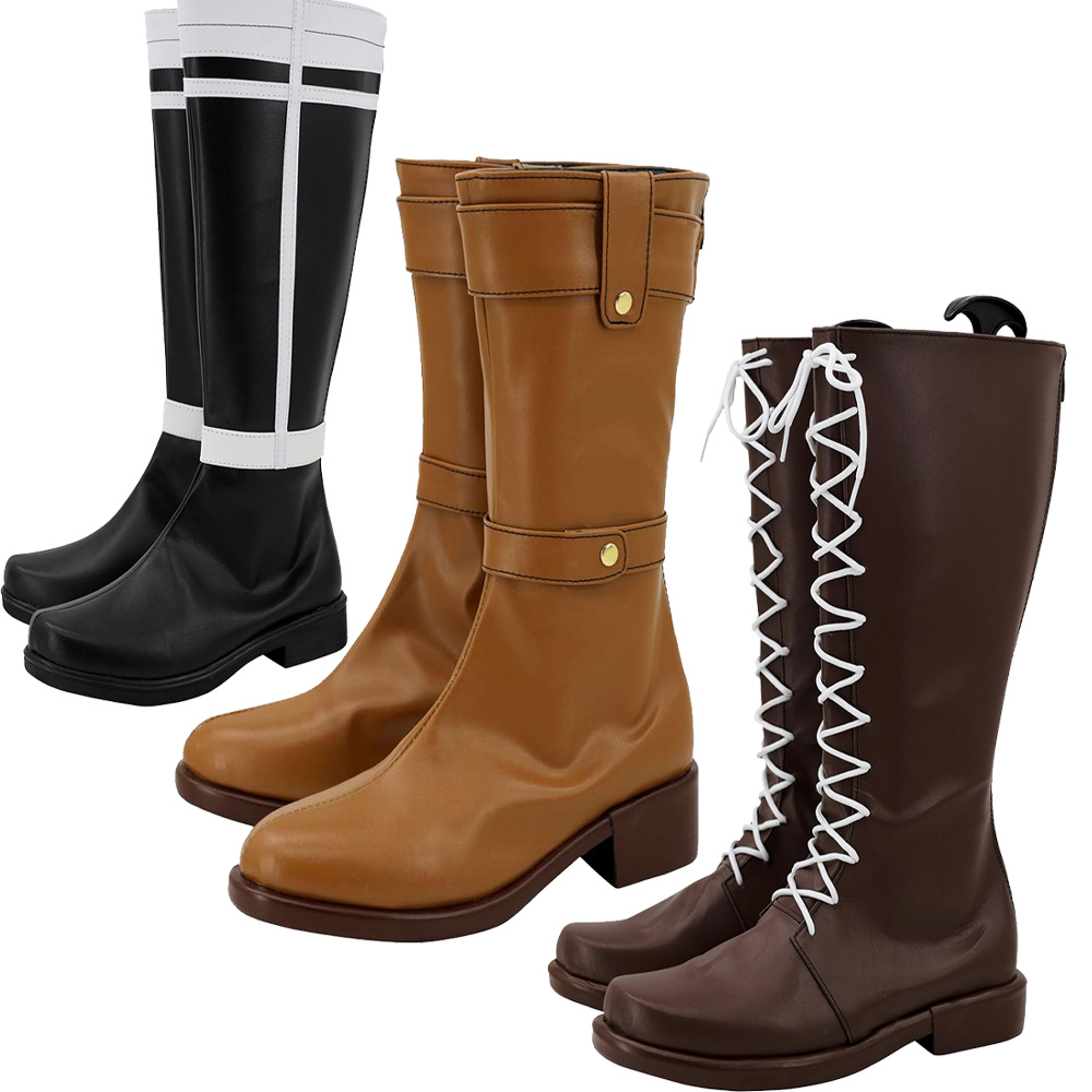 Frieren Cosplay Prop - Stark Himmel Frieren sepatu bot pria