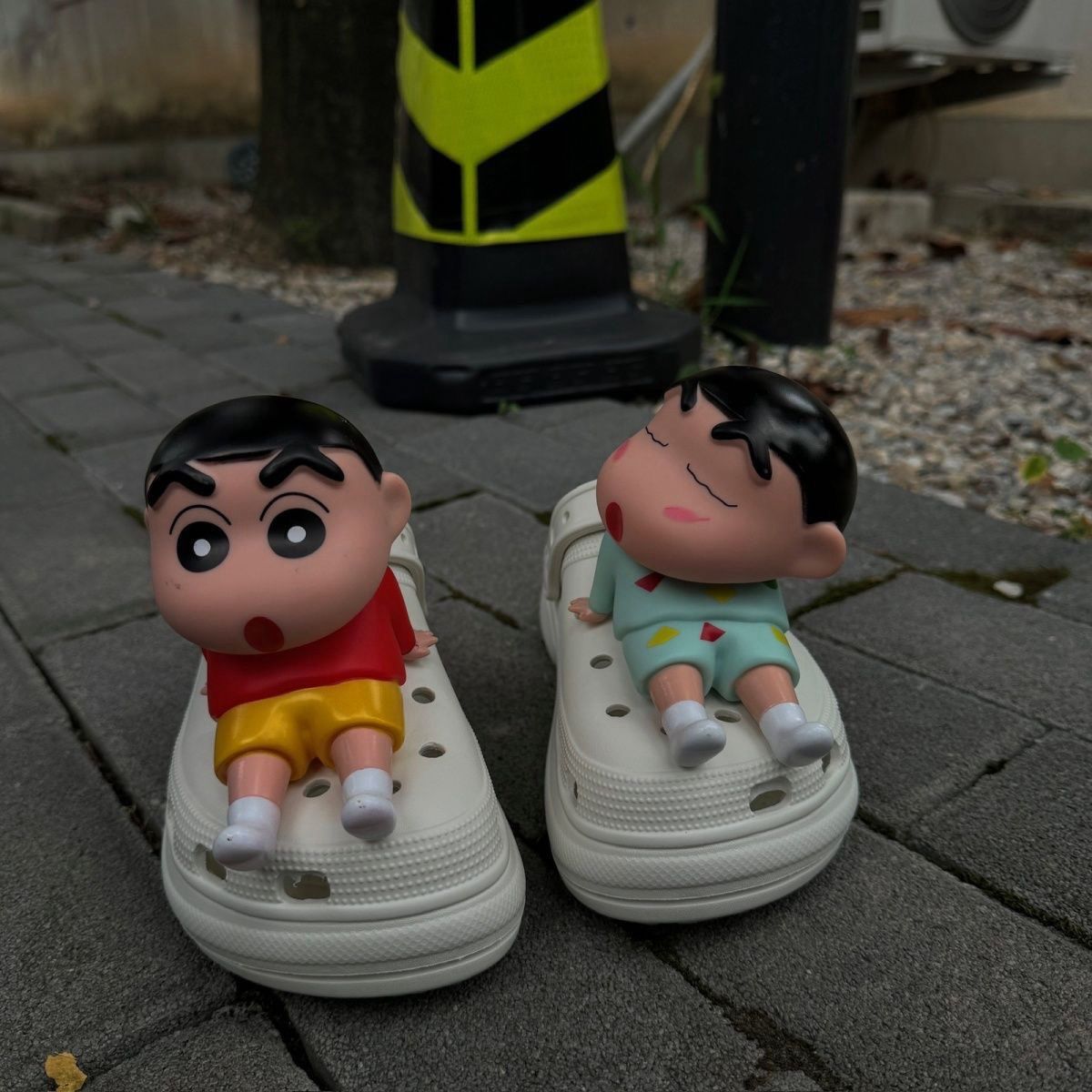 Cosplay Prop Diy - Crayon Shin-chan 3D Squishy Shoe Charms,