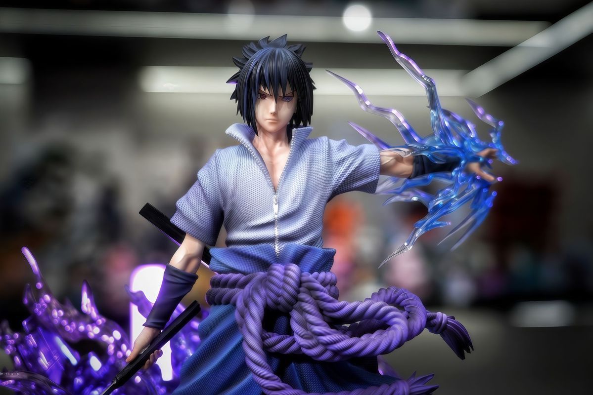 Figur Ninja Anime Efek Api Pat - Cosplay Prop Display ulasan dan harga