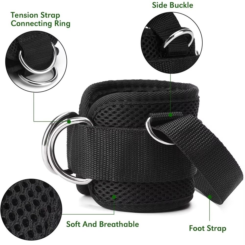 Tali Pergelangan Kaki Gym Doub - D Ring Strap ulasan dan harga