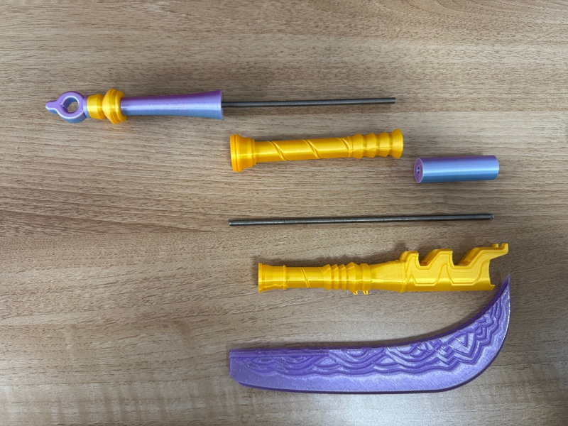 Pedang Mainan Rumi Hunters, Pe - Cosplay Prop 3D Print Settings ulasan dan harga