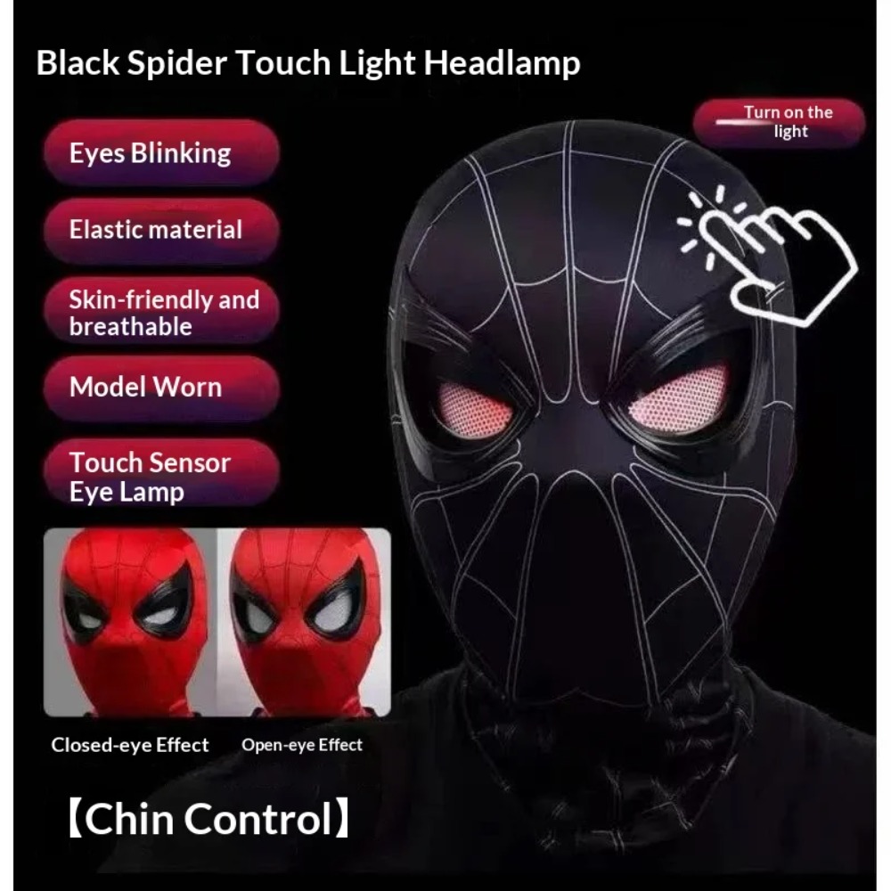 Topeng Spider-Man Dengan Mata  - Cosplay Prop Display ulasan dan harga