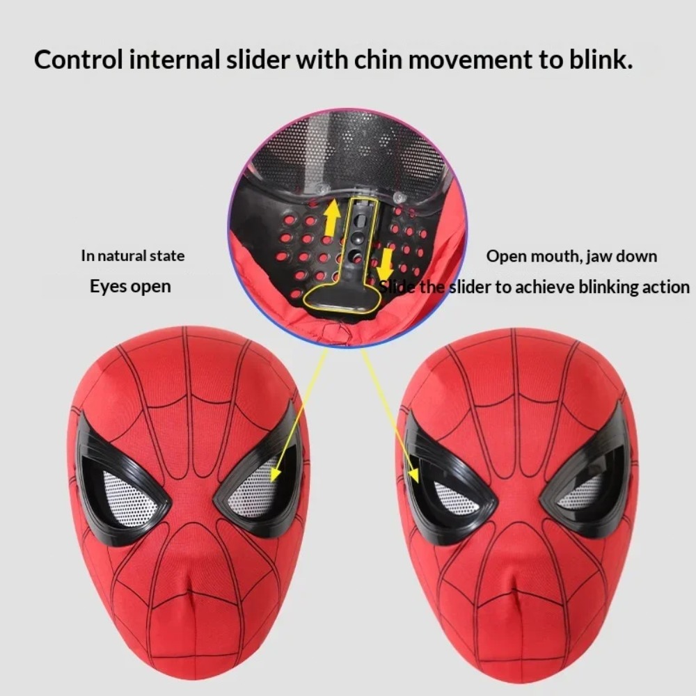 Topeng Spider-Man Dengan Mata  - Cosplay Prop Display ulasan dan harga