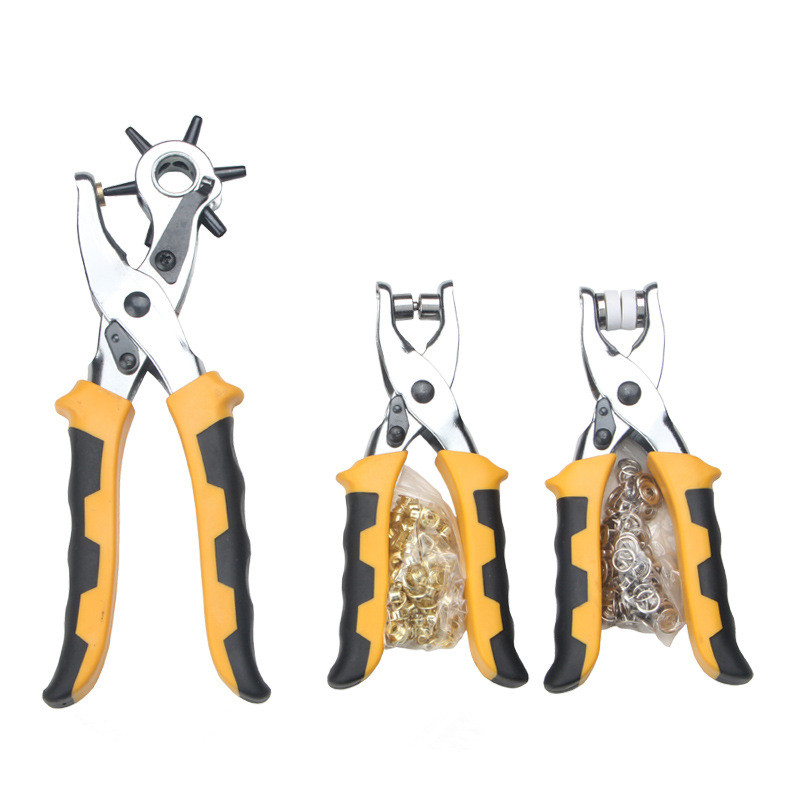 Peralatan Kerja Kulit 3-in-1:  - Snap Plier Setter ulasan dan harga