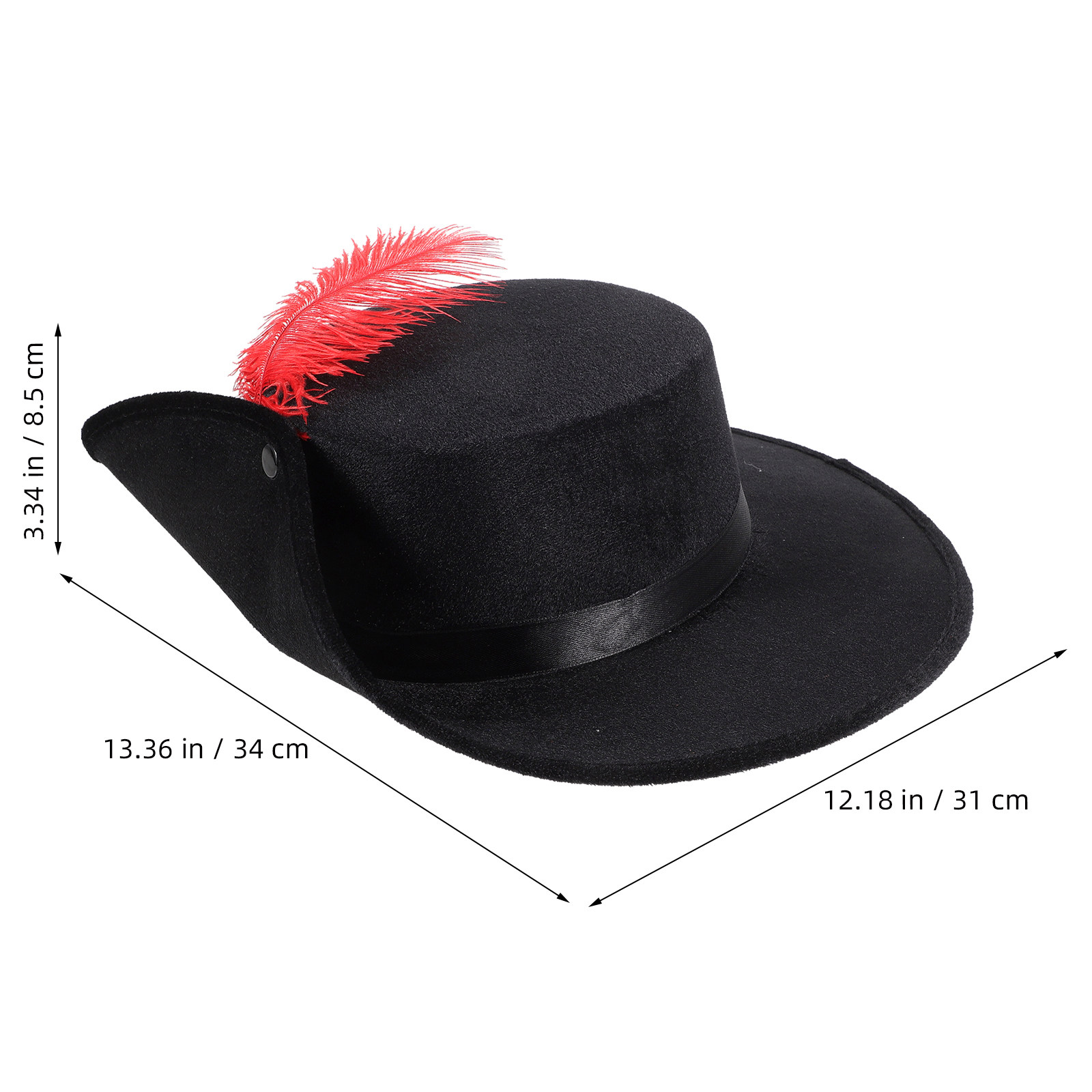 Topi Karnaval Plume yang Dapat - Easy Cosplay Prop ulasan dan harga